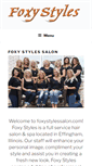 Mobile Screenshot of foxystylessalon.com